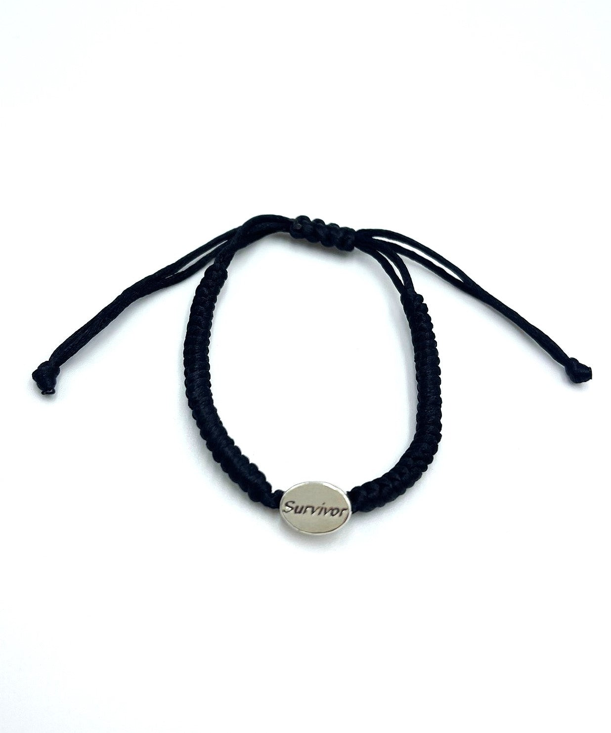 Survivor Adjustable Bracelet - 925 Sterling Silver