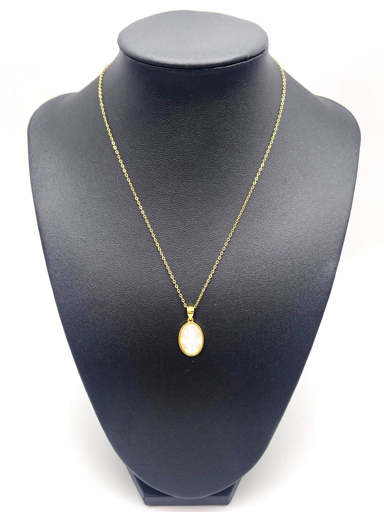 Virgin Mary Shell Necklace (Gold Plated or 925 Sterling Silver)