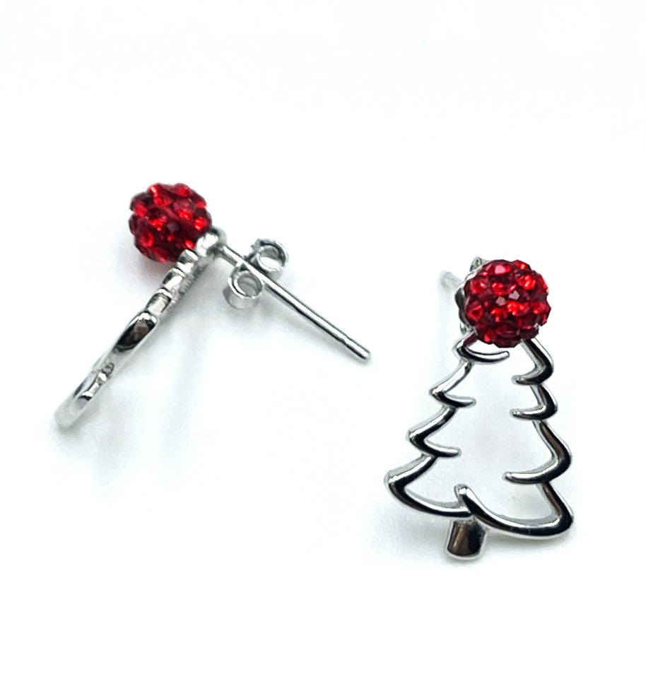 Santa Hat Studs - 925 Sterling Silver