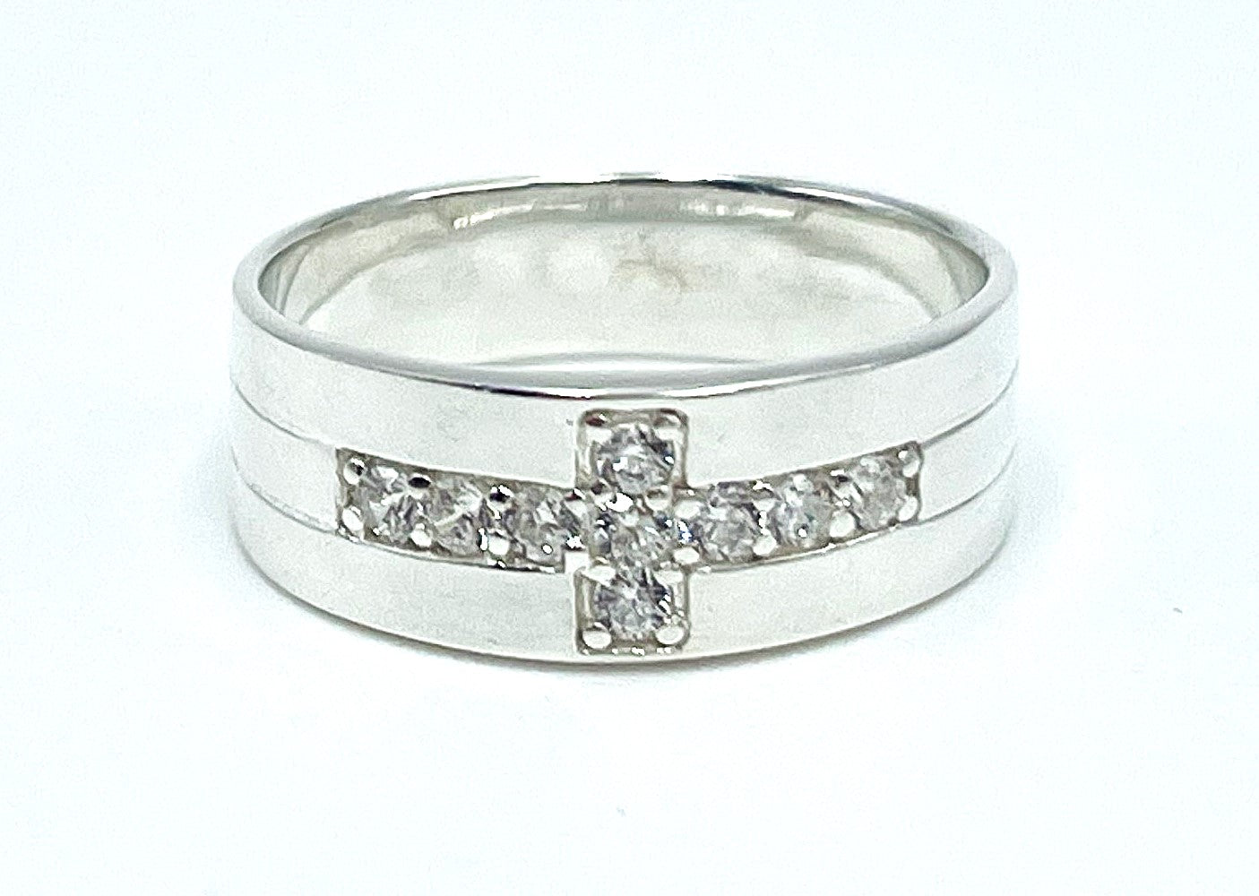 Sacred Cross Ring -  925 Sterling Silver