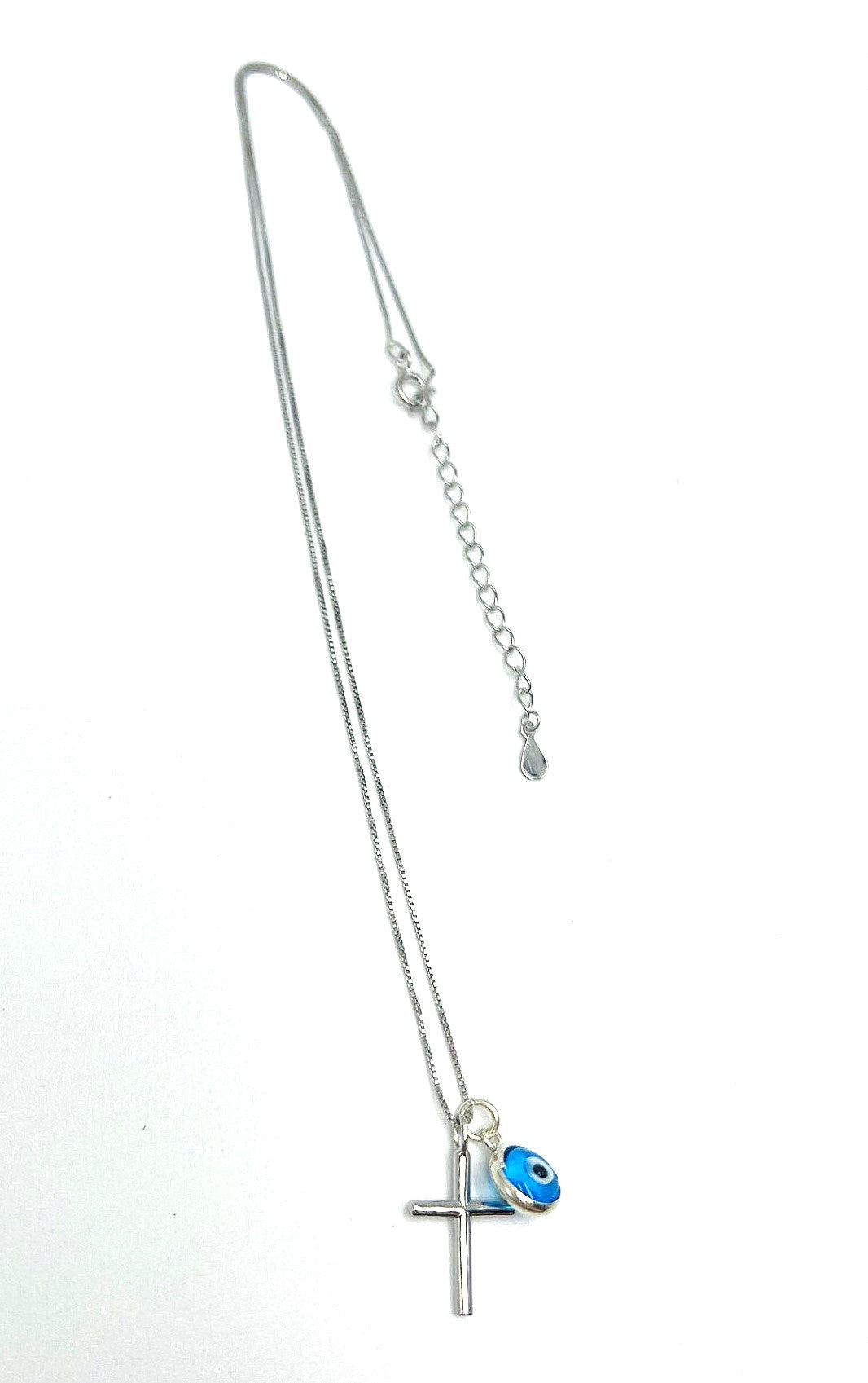 Mataki Cross Necklace - 925 Sterling Silver
