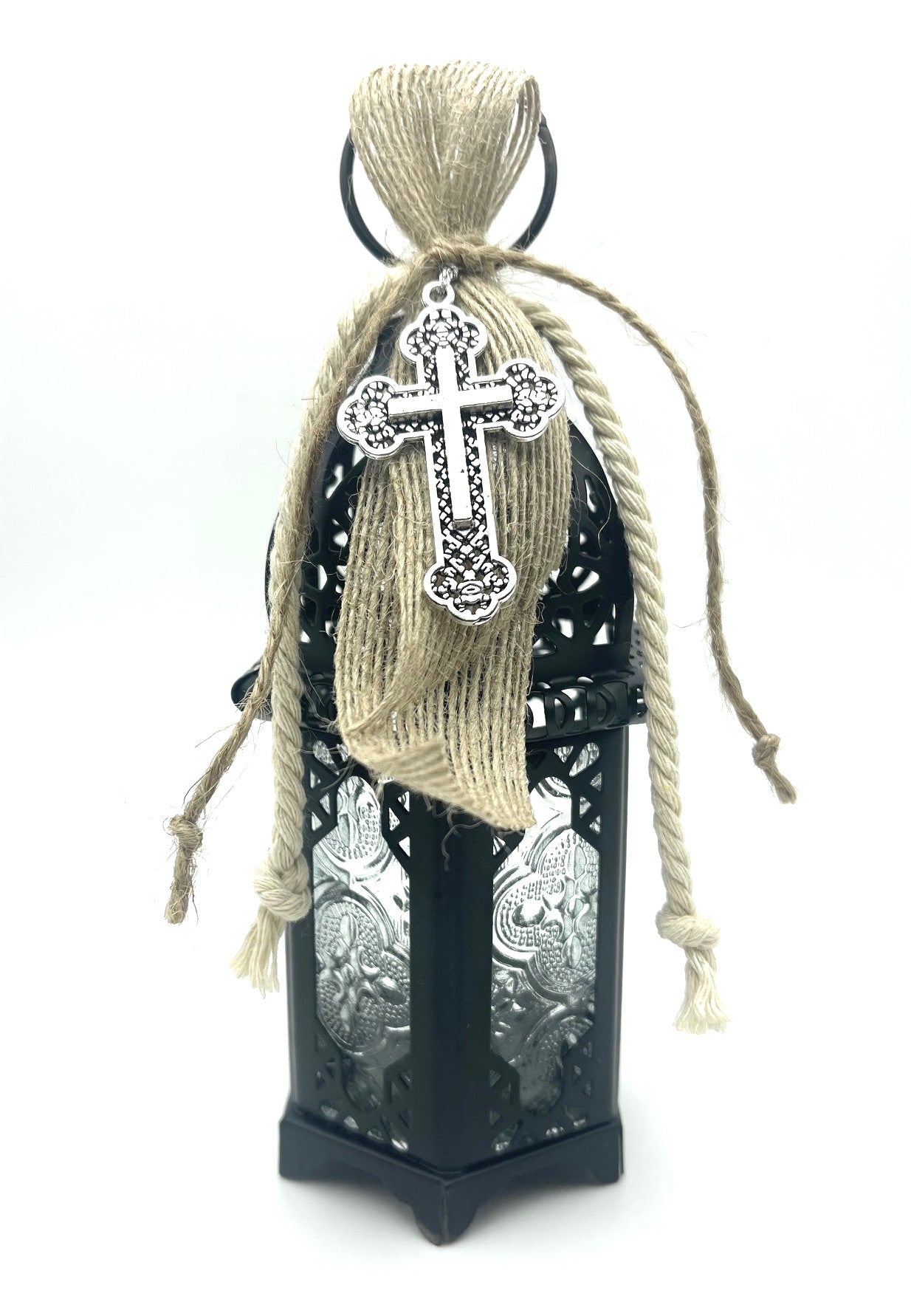 Easter Lantern (Black) - Bringing the 'Holy Fire' home - Anastasi