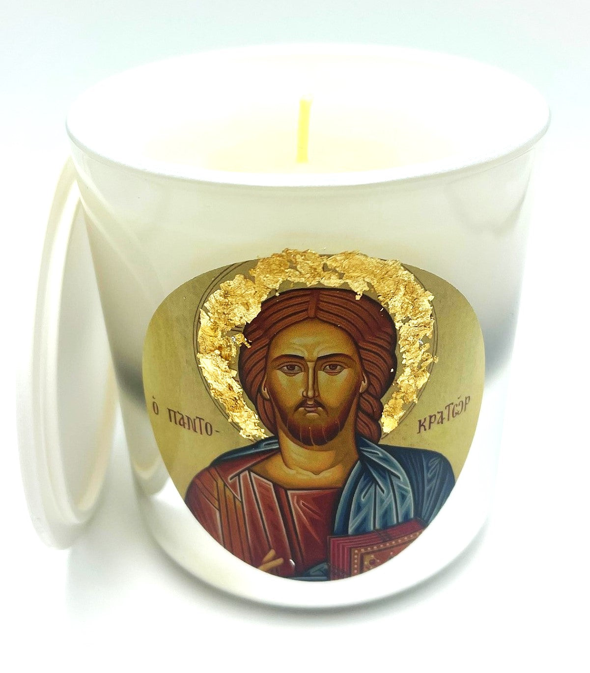 Jesus Candle - Byzantine  Candle - Livani / Frankincense Fragrance