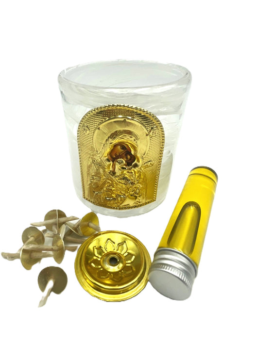 Icon Kandili (Oil Vigil) Start up Set  - 2 Styles