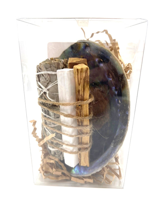 White Sage / Palo Santo Smudge Set