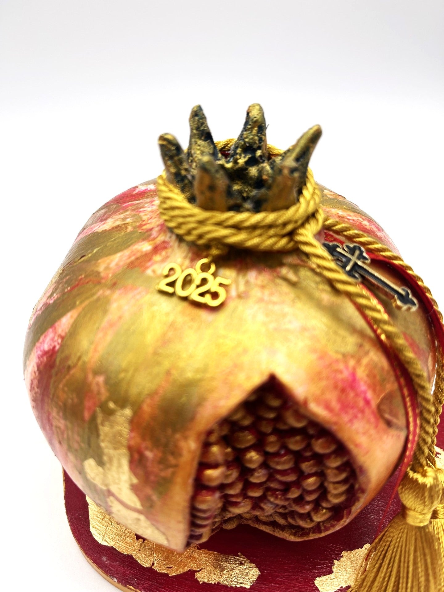 Large Pomegranate Good Luck Ornament (Gouri)