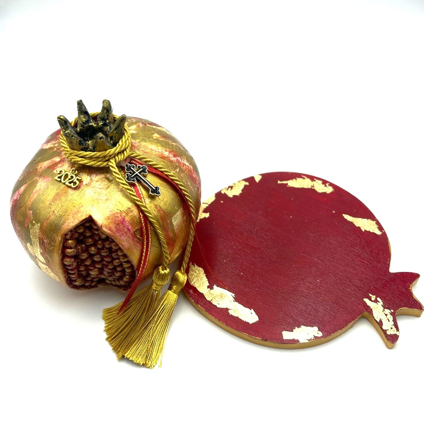 Large Pomegranate Good Luck Ornament (Gouri)